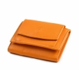 BRIGHT Dámská kožená peněženka Oranžová