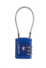SAMSONITE Cestovní 3-kódový TSA zámek s kabelem Midnight Blue