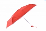 Bright Skládací mechanický deštník Červený