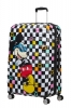 AT Dětský kufr Wavebreaker Disney Spinner 77/29 Mickey Check