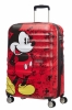 AT Dětský kufr Wavebreaker Disney Spinner 67/26 Mickey Comics Red