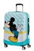 AT Dětský kufr Wavebreaker Disney Spinner 67/26 Mickey Blue Kiss
