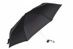 BRIGHT Skládací mechanický deštník Černý