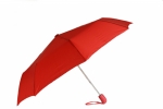 BRIGHT Skládací automatický deštník Červený