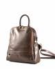 Klasický dámský kabelko-batoh kožený tmavě hnědý
