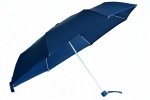 BRIGHT Skládací mechanický deštník Modrý