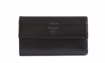 Valentini Dámská peněženka velká klasická kožená černá