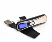 BRIGHT Digitln cestovn vha s baterkou Black/Silver