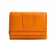 Bright Dámská kožená peněženka Oranžová