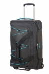 AT Cestovní taška na kolečkách Road Quest Duffle/Wh 55/20 Graphite/Turquoise